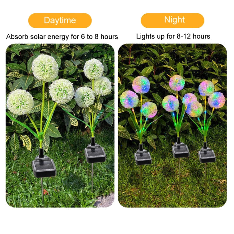 Dandelion Lawn Ground Plug Light Decoration Outdoor Solar LED Garden Lights My Store