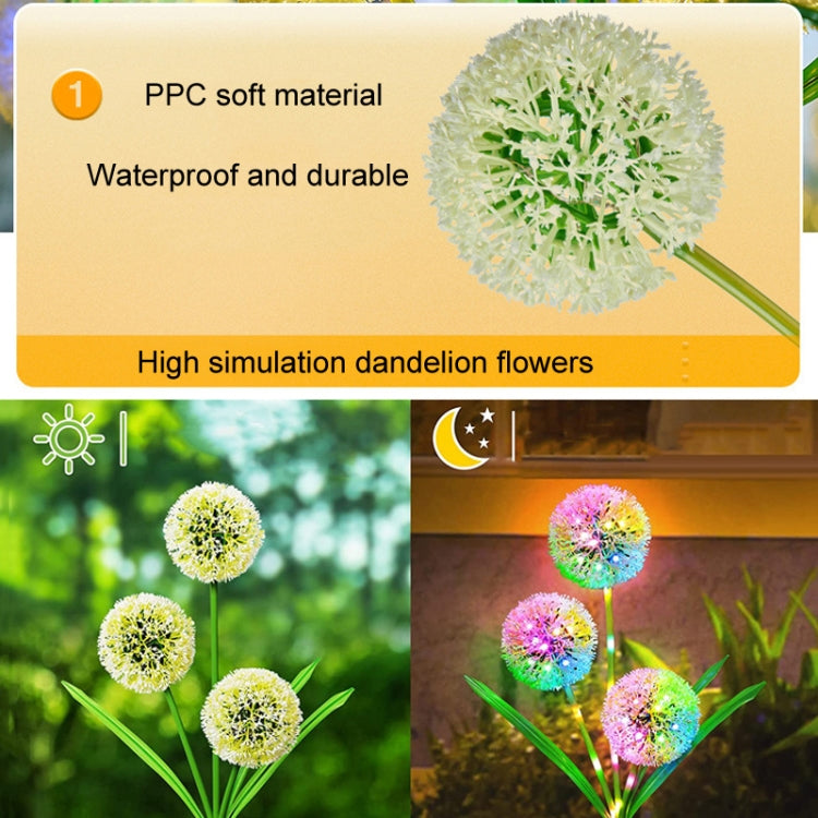 Dandelion Lawn Ground Plug Light Decoration Outdoor Solar LED Garden Lights My Store