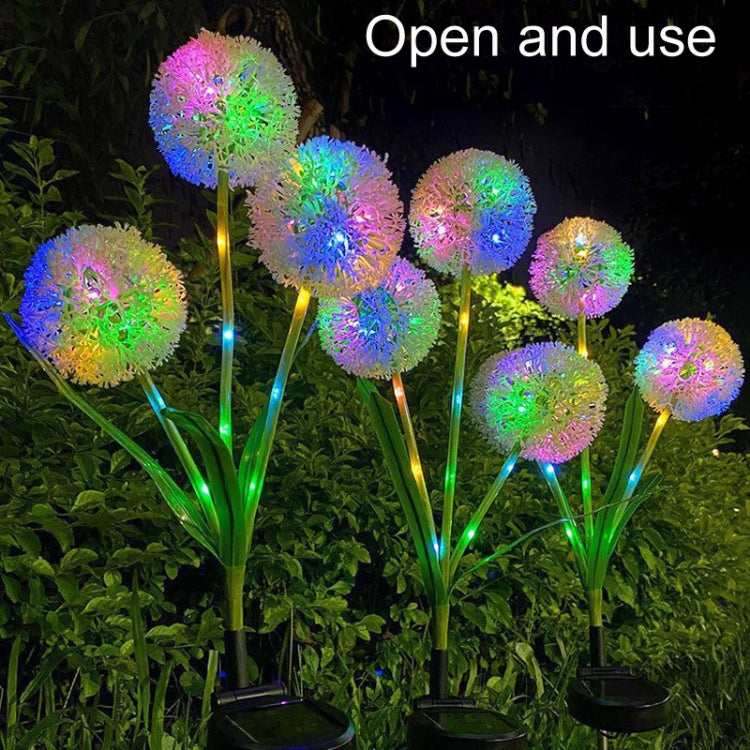 Dandelion Lawn Ground Plug Light Decoration Outdoor Solar LED Garden Lights My Store