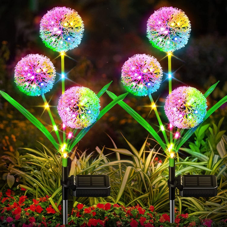 Dandelion Lawn Ground Plug Light Decoration Outdoor Solar LED Garden Lights My Store