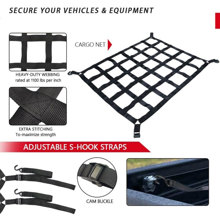 Truck Bed Cargo Net Pickup Bed Netting Strap ÎҵÄÉ̵ê