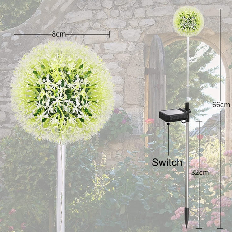 Dandelion Lawn Ground Plug Light Decoration Outdoor Solar LED Garden Lights My Store