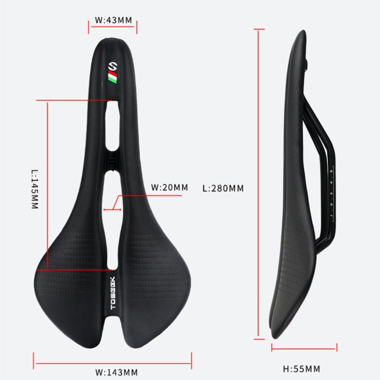 TOSEEK Mountain Bike Saddle Road Bicycle Seat Accessories Reluova