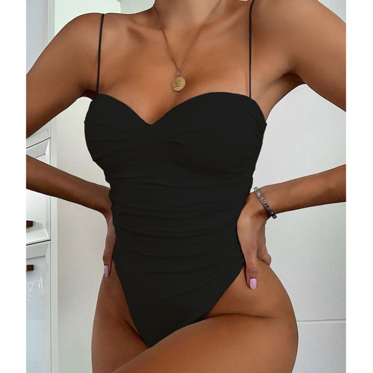 Women One Piece Swimsuit Push Up Bandeau Thong Triangle Bathing Suit My Store