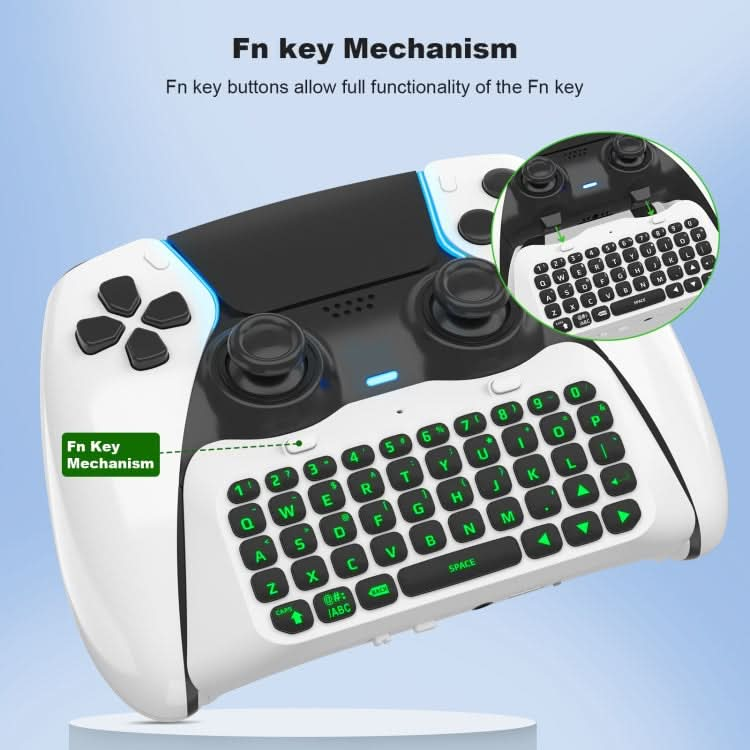 For PS5 JYS-P5172 Gamepad Wireless Bluetooth External Keyboard, Without Gamepad Reluova