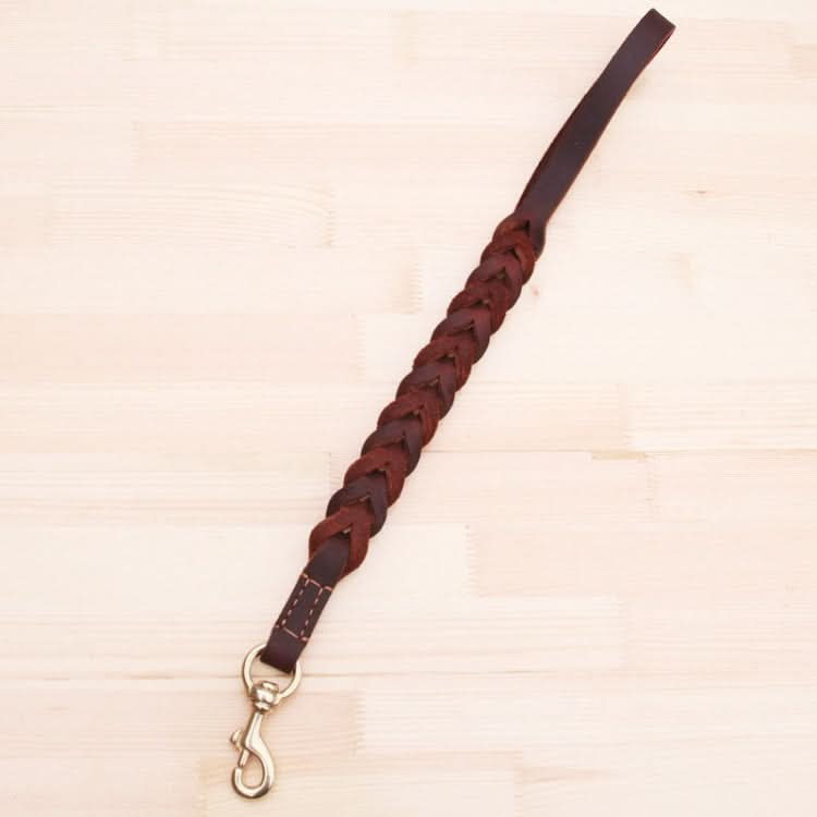 Leather Pet Leash Short Pull Rope Dog Chain - Reluova