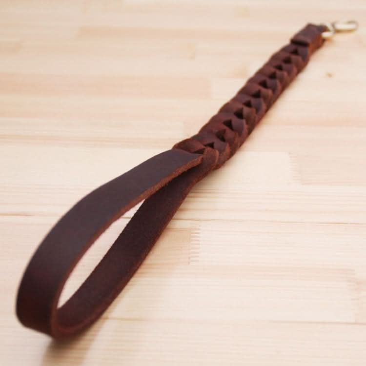 Leather Pet Leash Short Pull Rope Dog Chain - Reluova