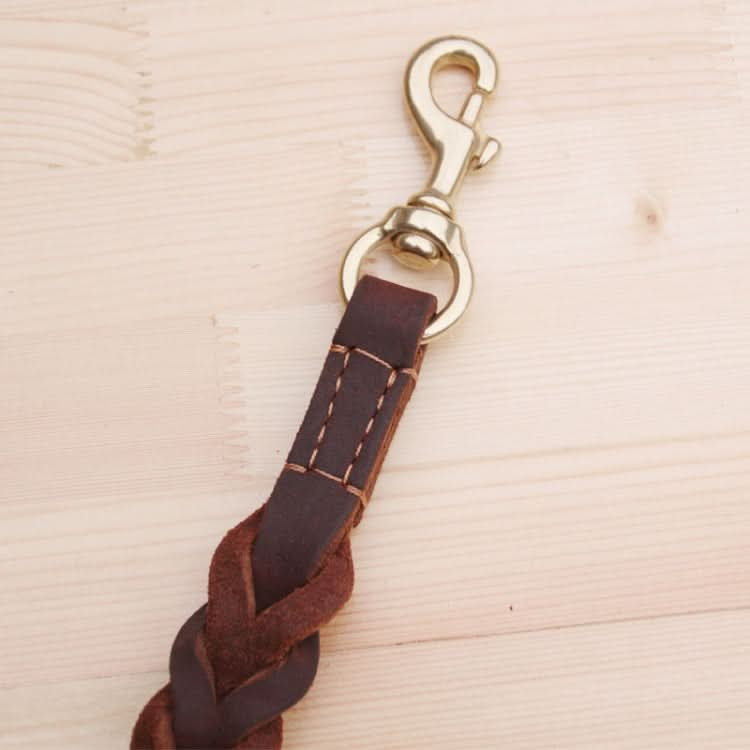 Leather Pet Leash Short Pull Rope Dog Chain - Reluova