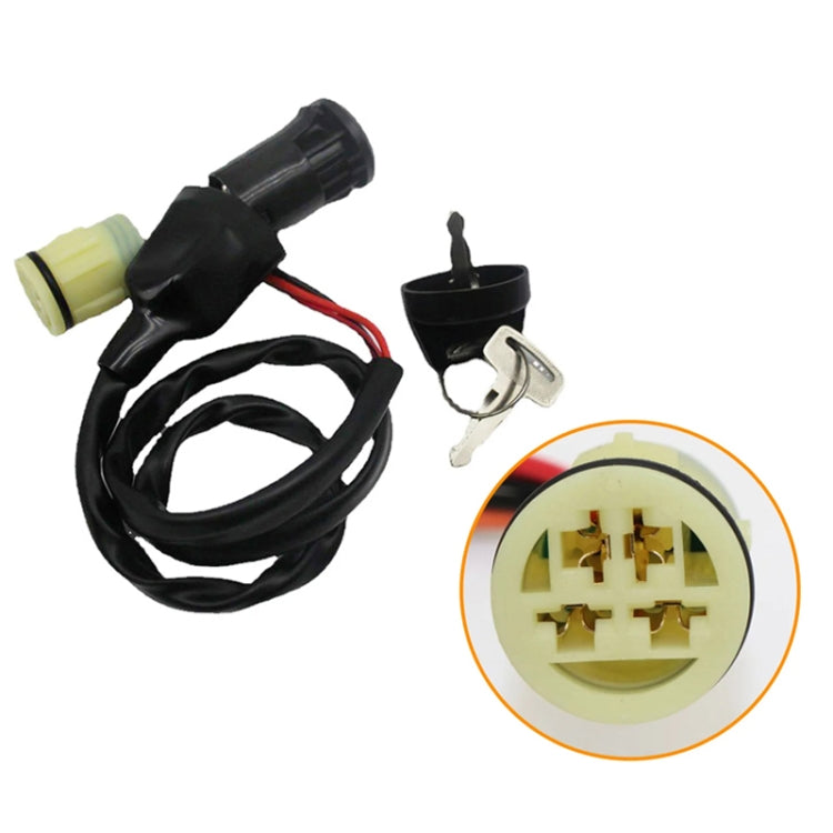 Motorcycle Ignition Key Switch For Honda Rancher TRX350 / 450 / 500 35100-HN5-670