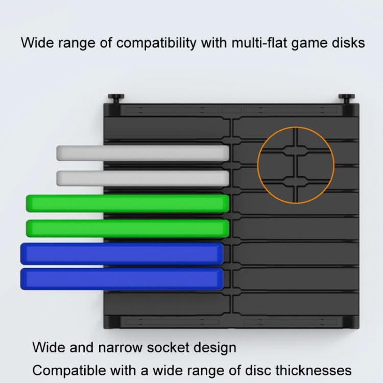 Game Disk Storage Stand Desktop Large Capacity CD Case Reluova