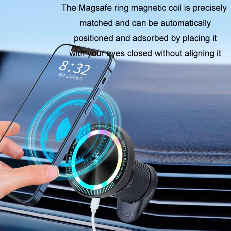 Magsafe 15W Magnetic Colorful Light Wireless Charging Mobile Phone Holder ÎҵÄÉ̵ê