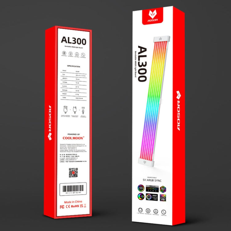 AOSOR AL300 Computer Glow Line ARGB Neon Cable Motherboard Chassis Light Strip Light Board Decoration My Store