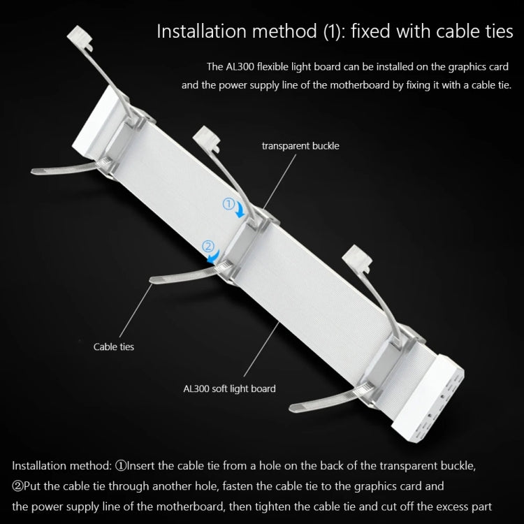 AOSOR AL300 Computer Glow Line ARGB Neon Cable Motherboard Chassis Light Strip Light Board Decoration My Store