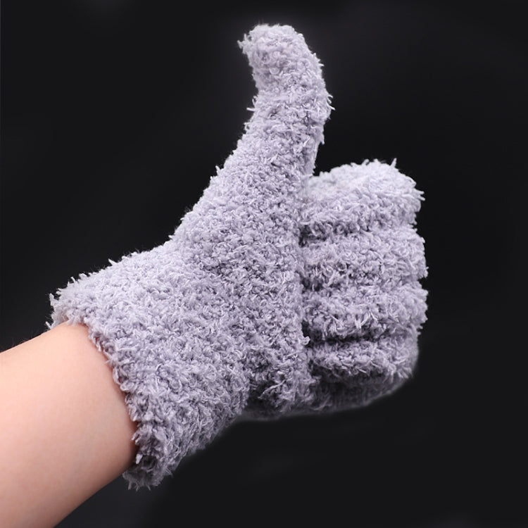 Thickened Hanging Porcelain Pulp Tray Walnut Coral Velvet Gloves