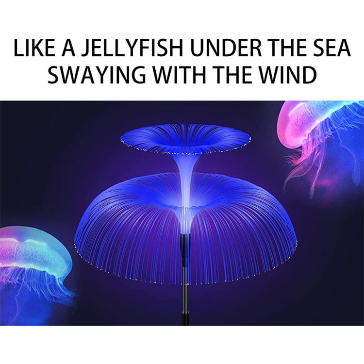 Solar Fiber Optic Light Double Layer Jellyfish Light LED Outdoor Garden Decoration Atmosphere Lamp My Store