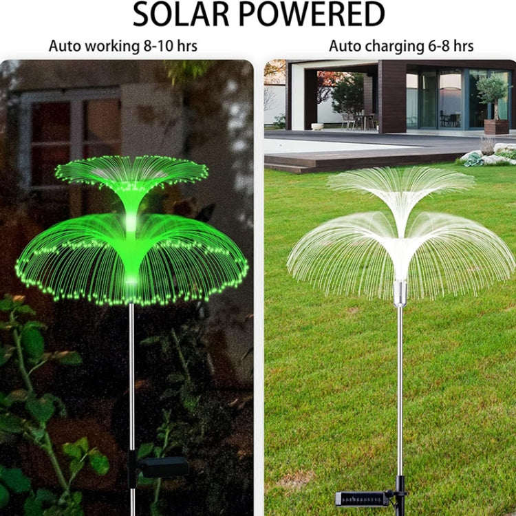 Solar Fiber Optic Light Double Layer Jellyfish Light LED Outdoor Garden Decoration Atmosphere Lamp My Store