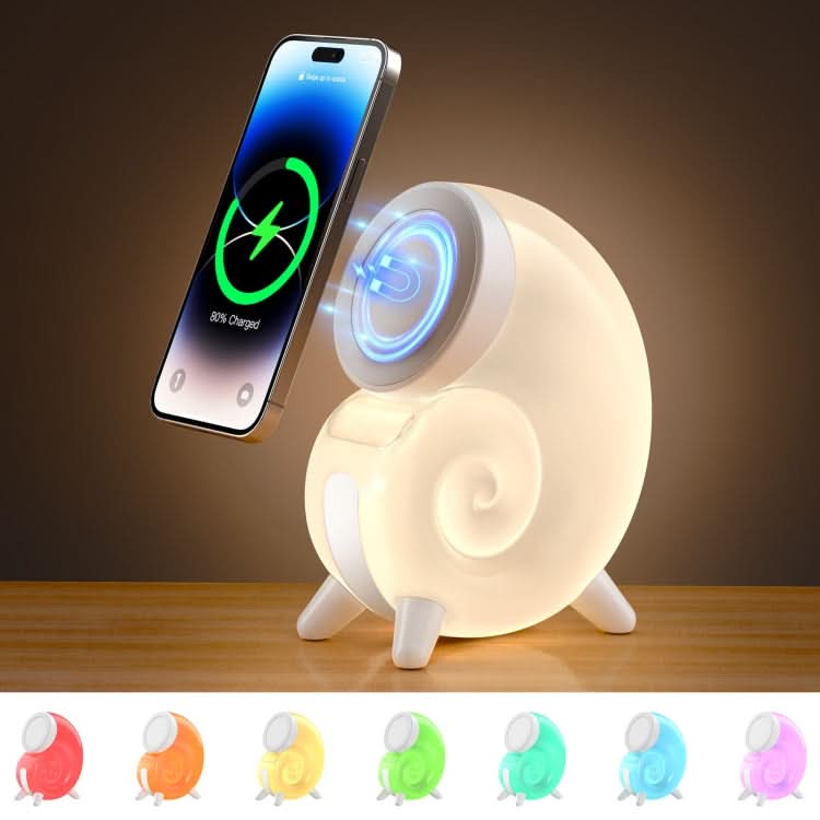 Conch RGB Touch Night Light Magsafe Magnetic Wireless Charger