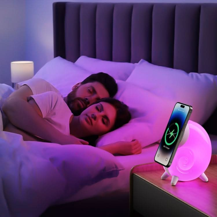 Conch RGB Touch Night Light Magsafe Magnetic Wireless Charger