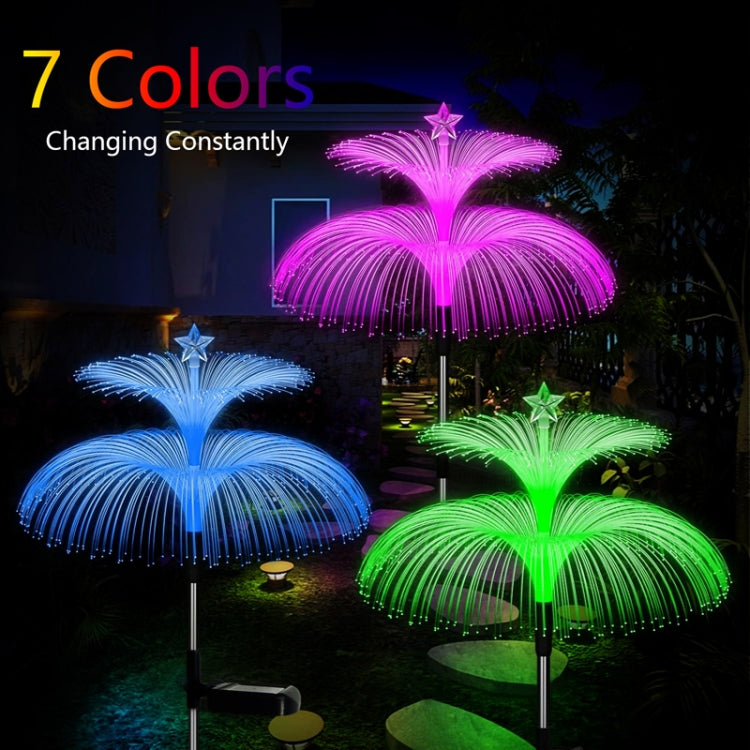 Solar Optical Fiber Jellyfish Lights Outdoor LED Waterproof Garden Decoration Ambiance Light My Store