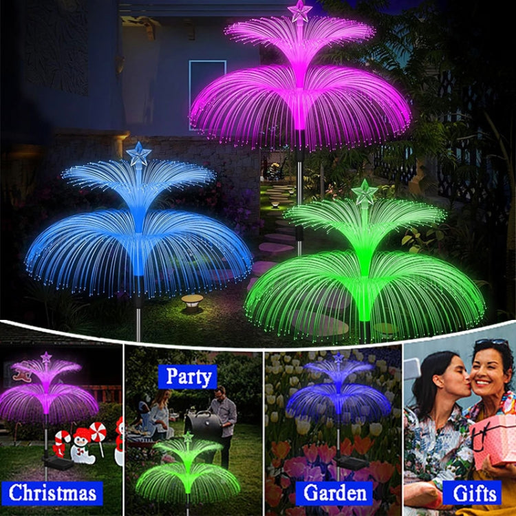 Solar Optical Fiber Jellyfish Lights Outdoor LED Waterproof Garden Decoration Ambiance Light My Store