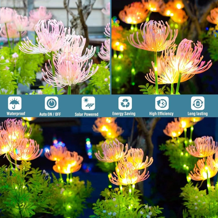 Solar Garden Decorative Lights LED Outdoor Glowing Petals Waterproof Ground Plug Ambient Lights My Store