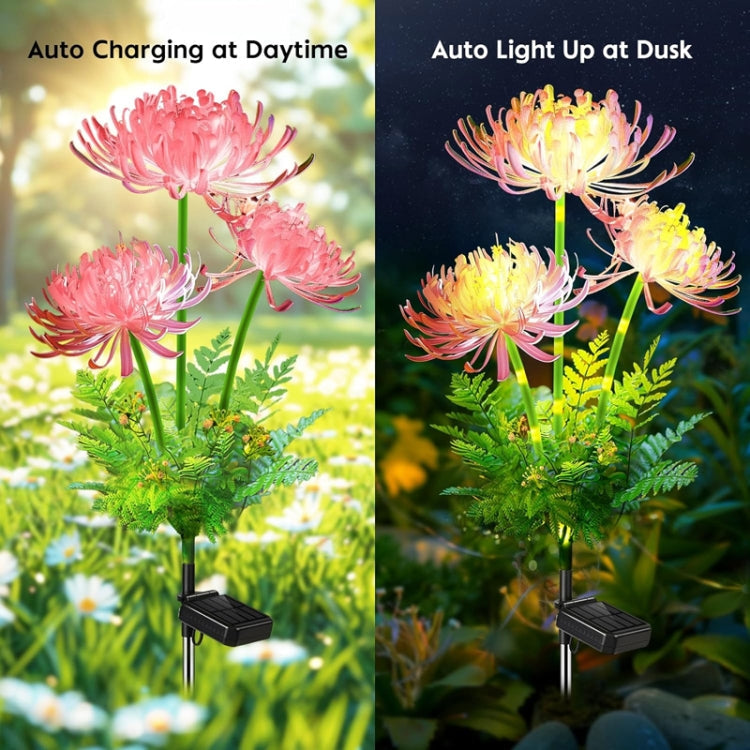 Solar Garden Decorative Lights LED Outdoor Glowing Petals Waterproof Ground Plug Ambient Lights My Store