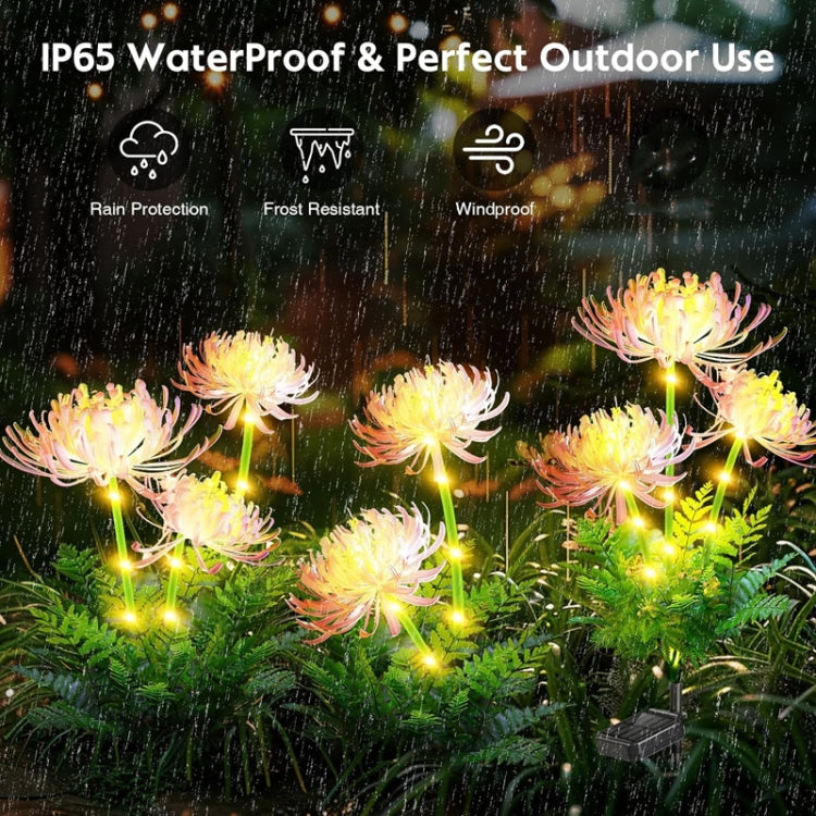 Solar Garden Decorative Lights LED Outdoor Glowing Petals Waterproof Ground Plug Ambient Lights My Store