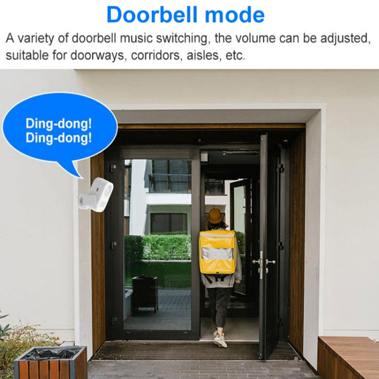 Intelligent Infrared Sensor Recordable Doorbell Welcome Voice Prompt Loudspeaker Reluova