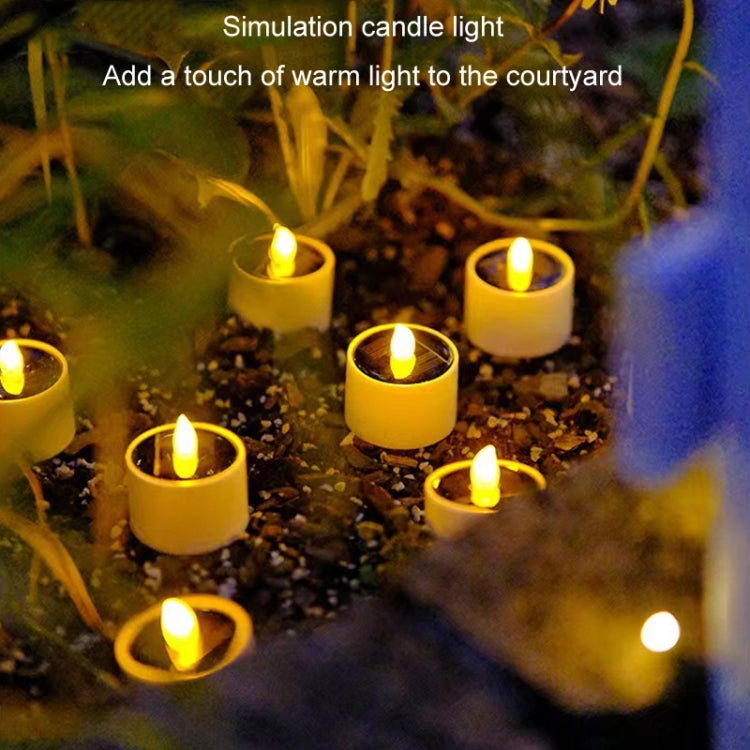 Solar Candle Lights Outdoor Waterproof Yard Light Garden Decoration Ambiance Lamp My Store