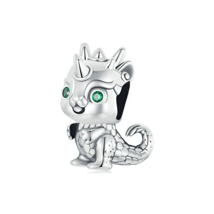 S925 Sterling Silver New Year Cute Little Dragon DIY Beads My Store