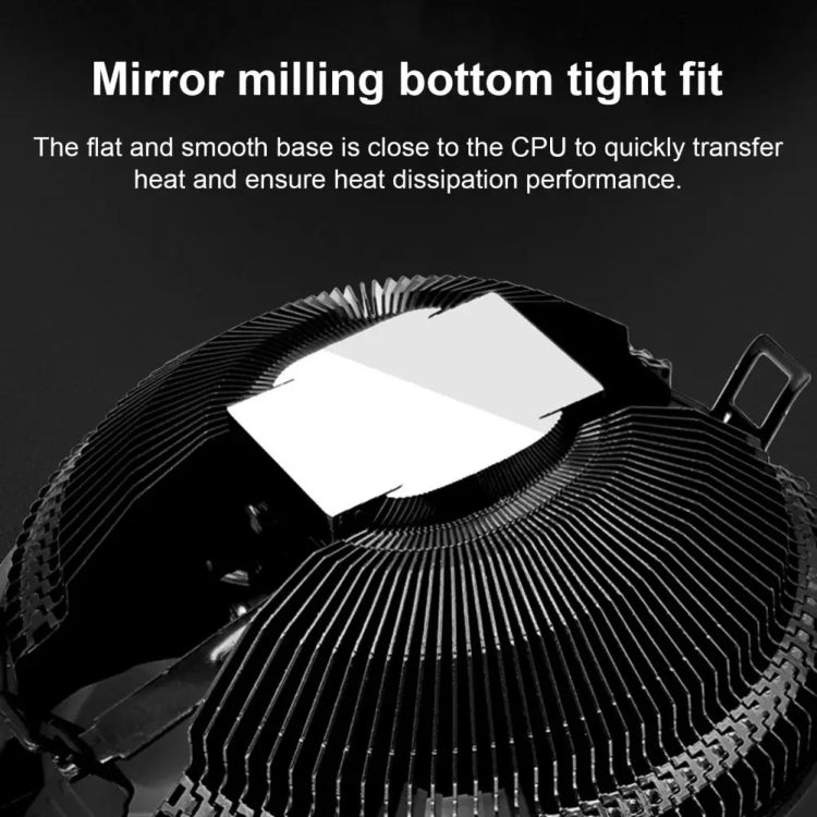 COOLMOON CPU Cooler Desktop Computer Auto Color Change Multi-Platform Mute Cooling Fan My Store