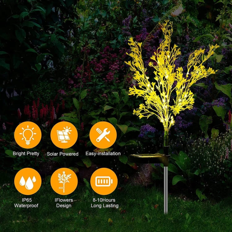 Solar Rapeseed Flower Lights LED Garden Balcony Landscape Atmosphere Decorative Light My Store