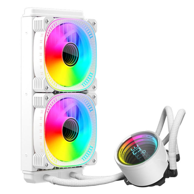 COOLMOON CM-YM-240T Digital ARGB Lens Edition Integrated Water Cooling CPU Cooler Temperature Display CPU Fan My Store