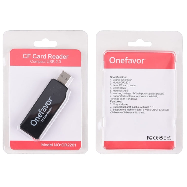 Onefavor USB2.0 High Speed Read And Write CF Card Reader My Store