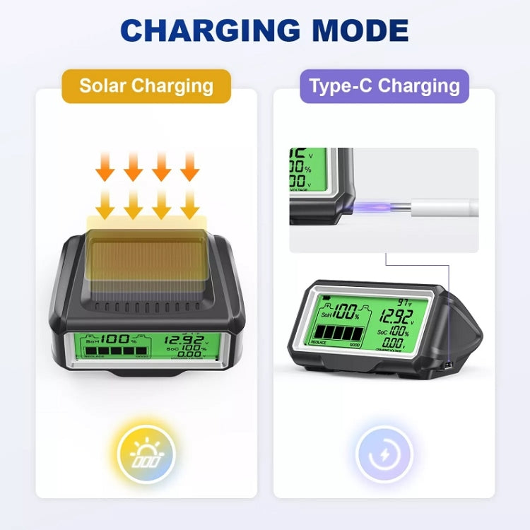 ANCEL 12V LED Car Battery Tester SOH/SOC Rechargeable Battery Analysis Tool ÎҵÄÉ̵ê