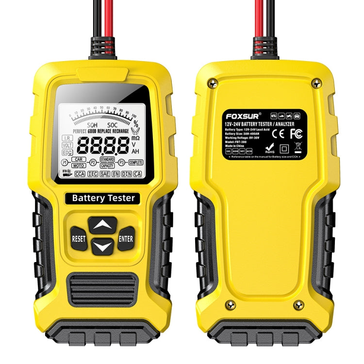 FOXSUR 12V/24V Automotive Lead-acid Battery Internal Resistance Rapid Analyzer ÎҵÄÉ̵ê