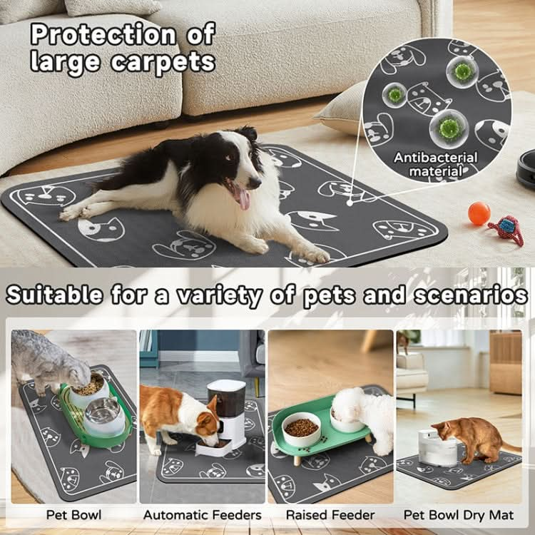 Pet Floor Mat Anti-Tear And Bite Absorbent Feeding Mat Sleeping Anti-Slip Dog Nest Pad - Reluova