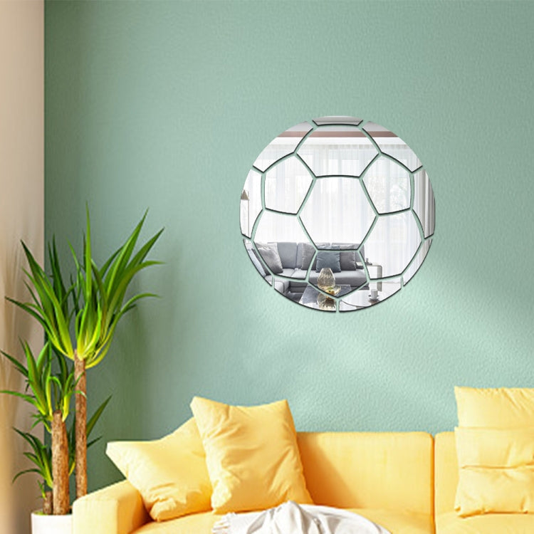 Football Acrylic 3D Wall Stickers Self-adhesive Home Background Wall Decoration Mirror Paste My Store