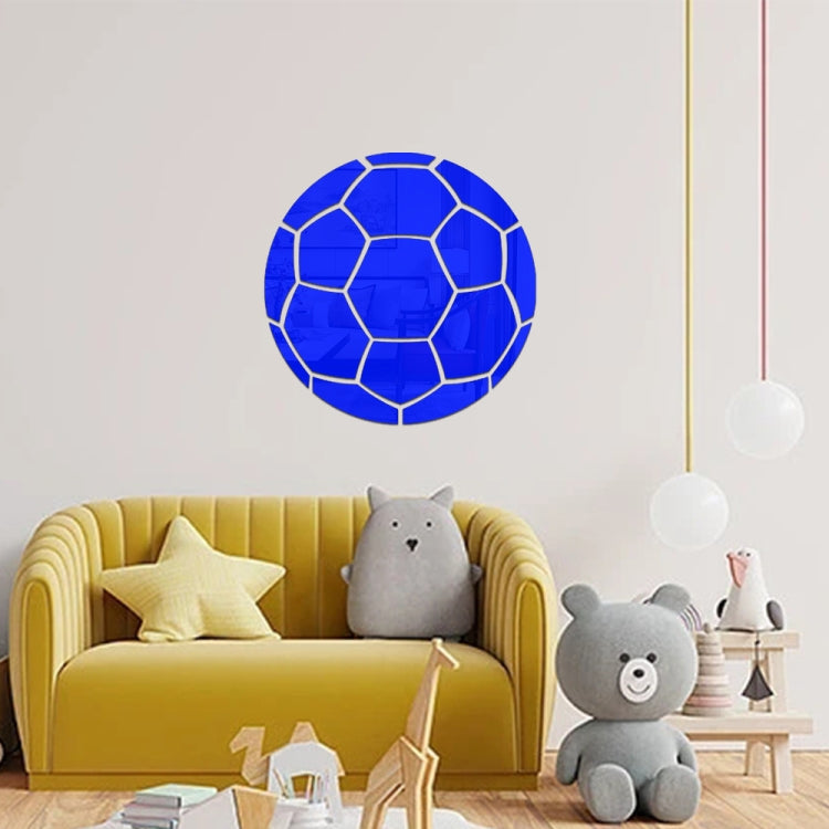 Football Acrylic 3D Wall Stickers Self-adhesive Home Background Wall Decoration Mirror Paste My Store