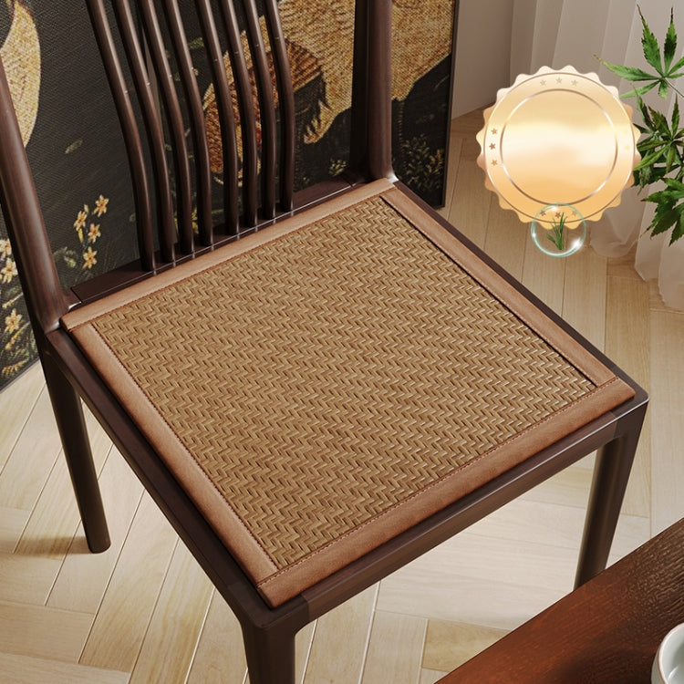 Summer Cattail Woven Cooler Seat Cushion Silk Breathable Chair Cushion