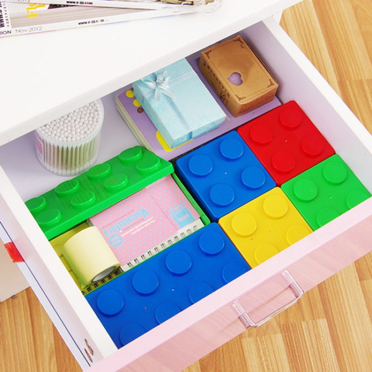 Household Stackable Building Block Organizer Student Desktop Plastic Storage Box