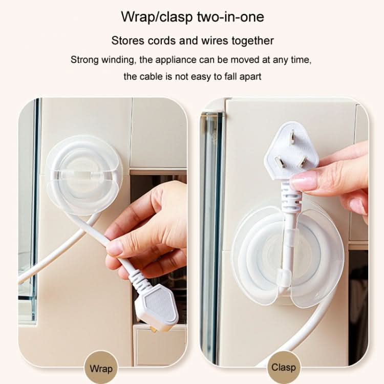 Multi-functional Data Cable Organizer Hole-free Plug Fixer Small Objects Hanger