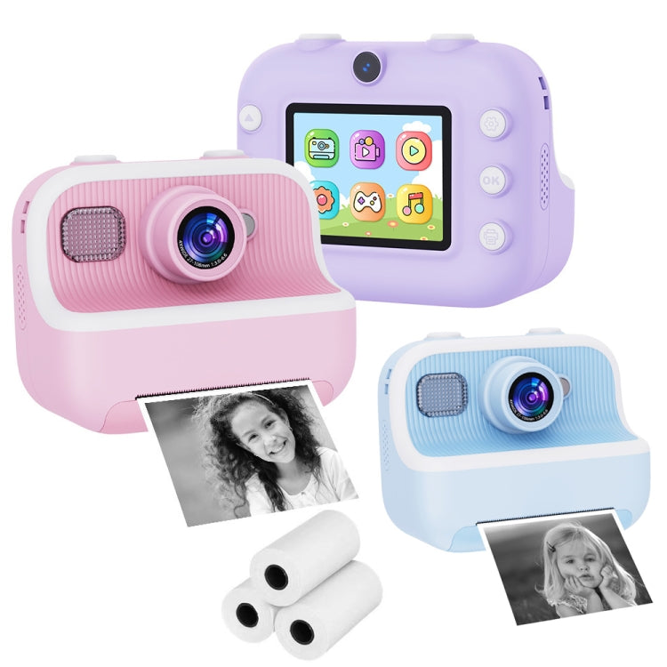 M8 2.4-Inch 1080P HD 2400W Pixel Dual-Camera Children Thermal Printing Camera Reluova