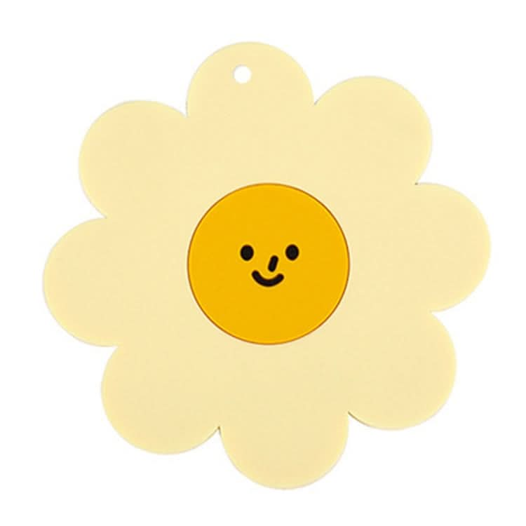 Sunflower Cute PVC Heat Insulation Mat Household High Temperature Resistant Table Pad Reluova