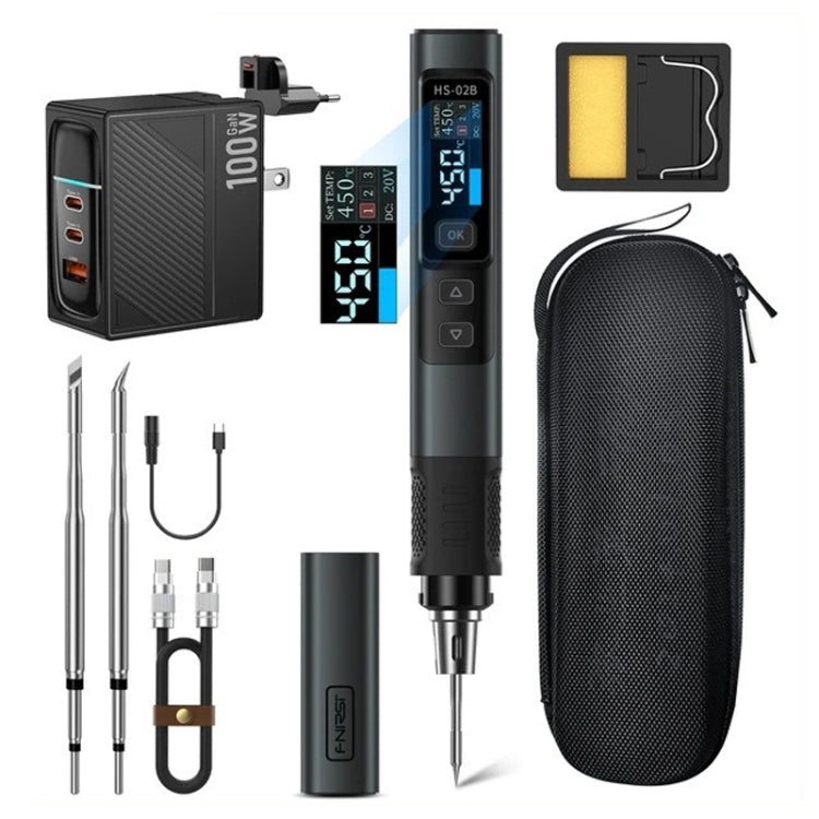 FNIRSI Portable Constant Temperature Soldering Iron Set My Store