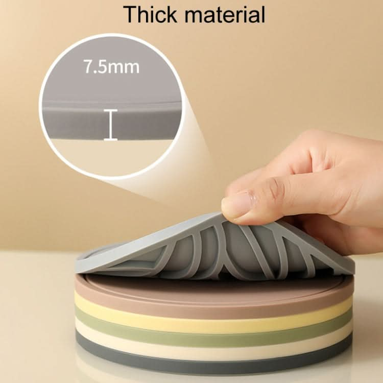 Household Round Heat Insulating Mats Kitchen High Temperature Resistant Silicone Pad Reluova