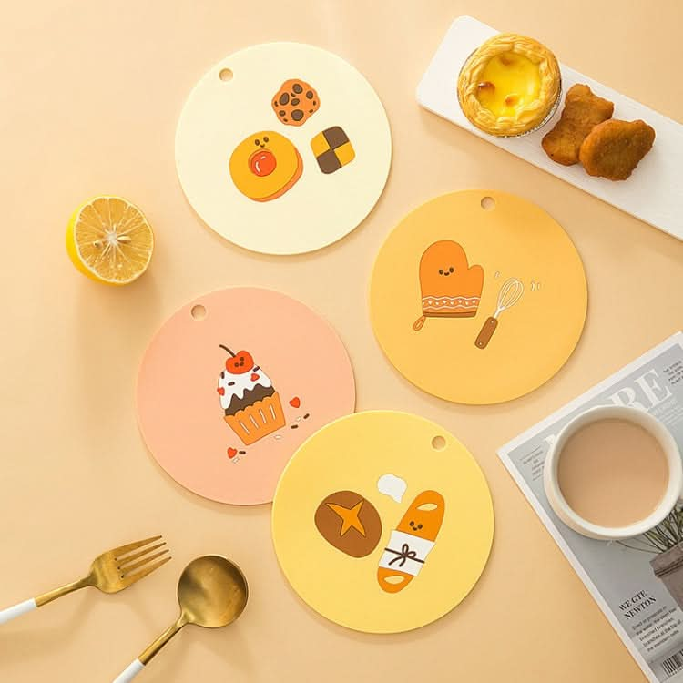 Household Cartoon Heat Insulation Mat Kitchen High Temperature Resistant Baking Placemats Reluova