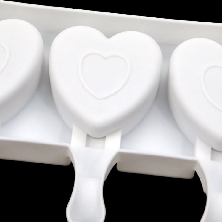 3 Grids Heart Shape Ice Cream Model DIY Pudding Mold Without Stick-Reluova