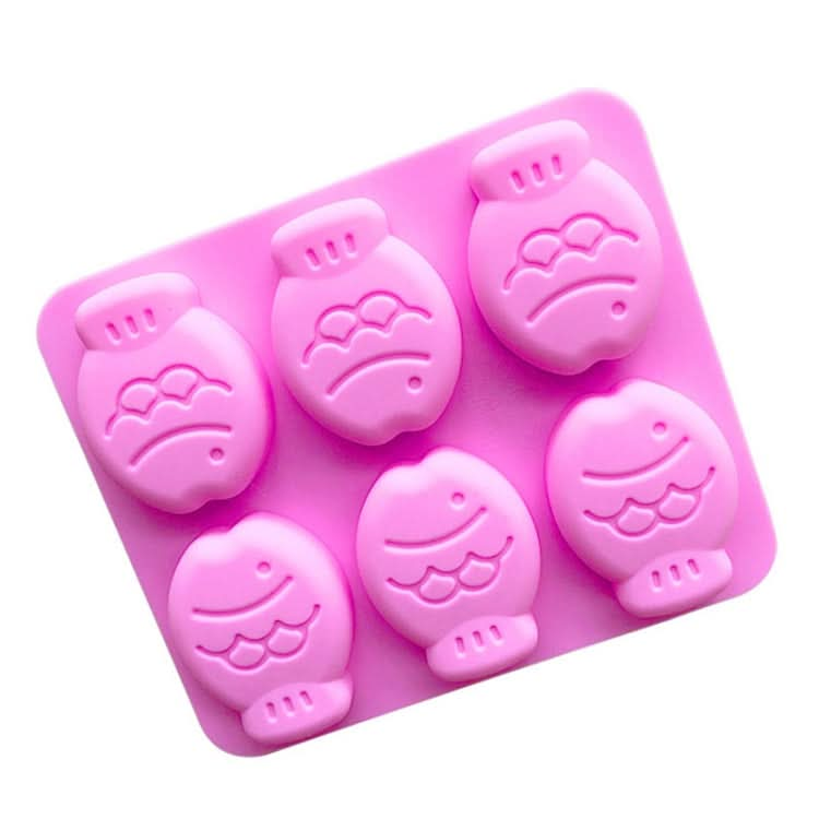 6 Grids Little Fish Shape Silicone Cake Mould Handmade Soap Mould-Reluova