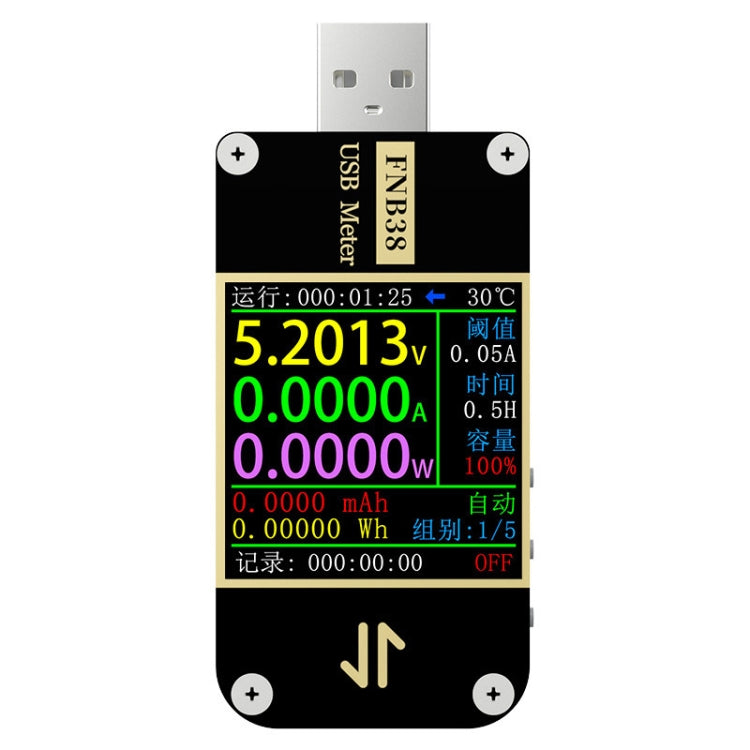 FNIRSI FNB38 USB Voltage And Current Meter Capacity Fast Charging Protocol Tester Reluova